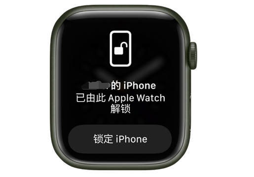 山阳苹果手机维修分享用 AppleWatch 解锁配备面容 ID 的 iPhone方法 