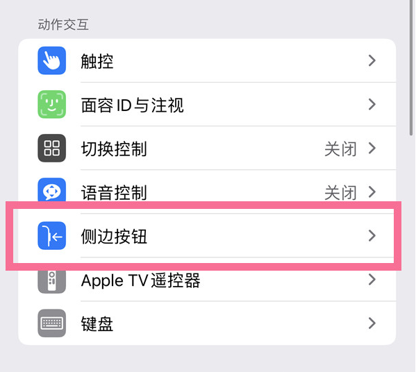 山阳苹果14维修店分享iPhone14 Plus侧键双击下载功能关闭方法 