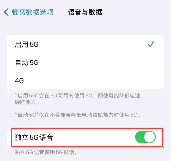 山阳苹果14维修分享iPhone 14 Pro如何开启VoNR 