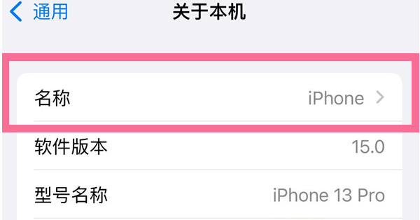山阳苹果13维修分享iPhone 13热点名字设置教程 
