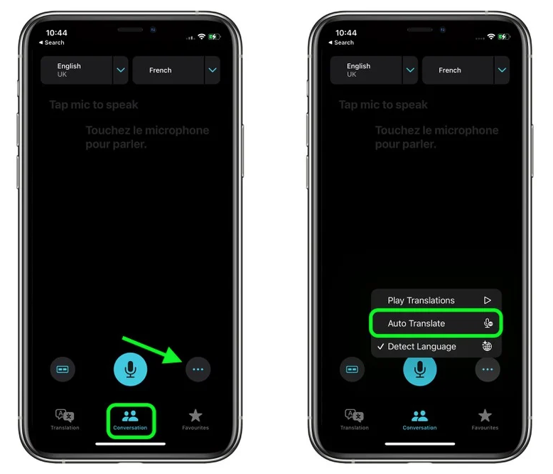 山阳苹果手机维修分享iOS 15 “翻译” App 新改进 