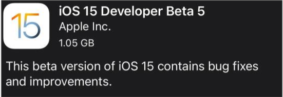 山阳苹果手机维修分享如何升级到iOS15.0 beta5 