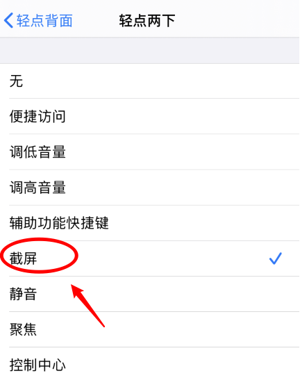 山阳苹果手机维修分享iPhone12如何启用双击截屏 