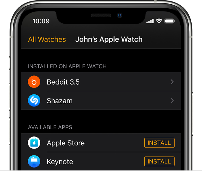 山阳苹果手机维修分享如何在 Apple Watch 上下载应用 